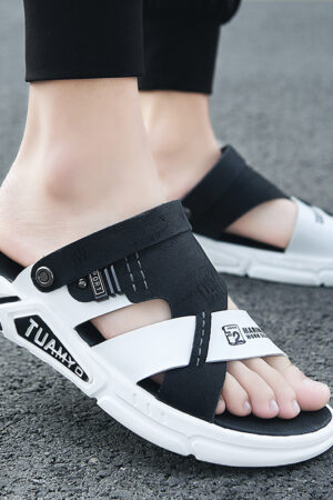 Waterproof Leather Sandals For Men