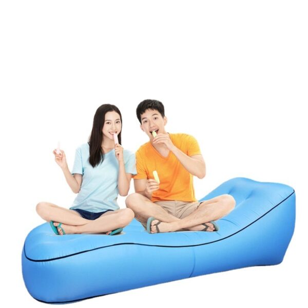 Camping Sofa Inflatable Sofa Portable Air Bed Outdoor Airbed Casual Beach Recliner Floatation Bed - Image 5