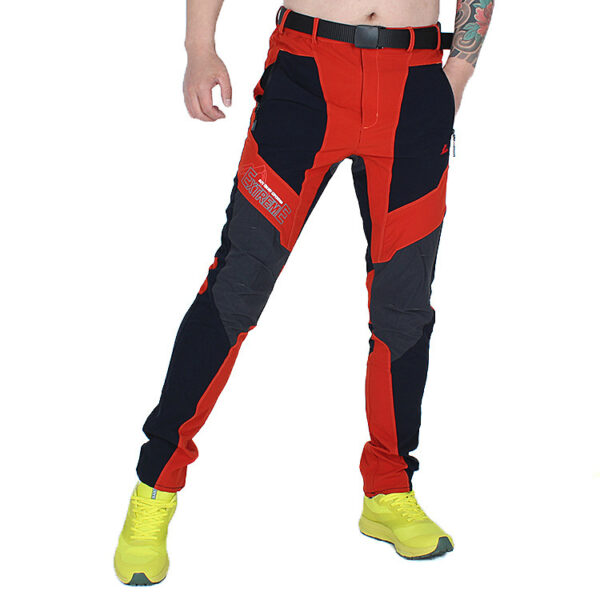 Winter Waterproof Outdoor Slim Hiking Fleece Pants For Men - Image 6