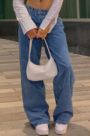 Fashion Loose Street Denim Trousers