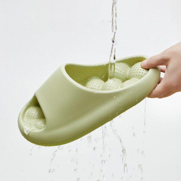 Ball Massage Sole Design Bathroom Slippers Women's House Shoes Indoor Non-Slip Floor Home Slippers Summer - Image 3
