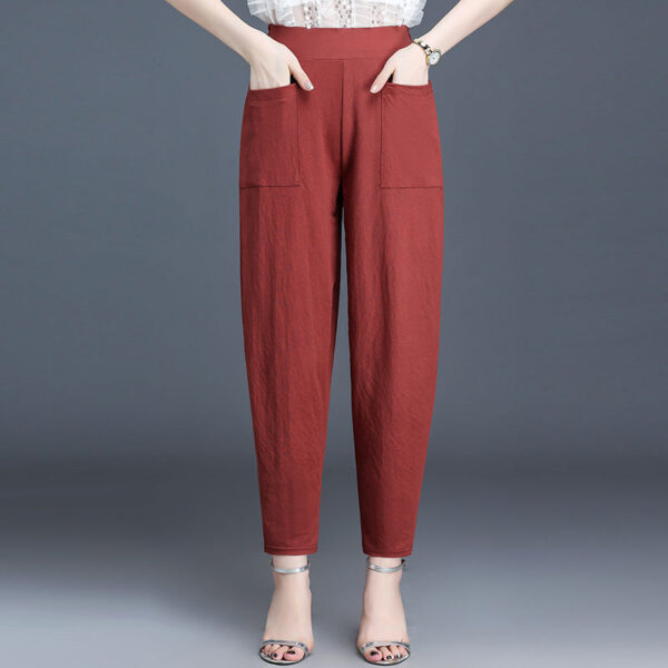 Nine-point Harem Pants Women Casual Thin Bloomers - Image 2