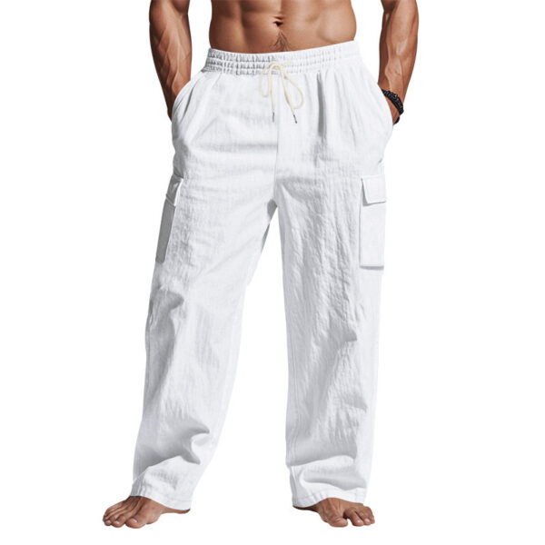 Multi-pocket Loose Casual Trend Wide-leg Pants - Image 6