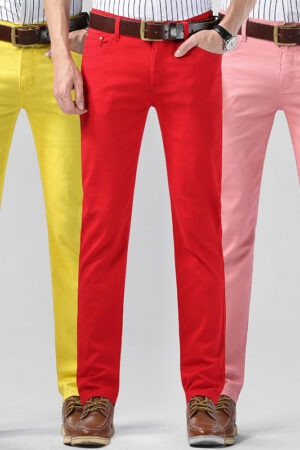 Men's Slim Fit Straight All-matching Stretch Casual Pants