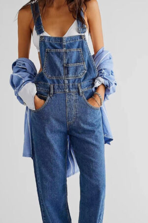 Fashion Casual Loose Denim Trousers
