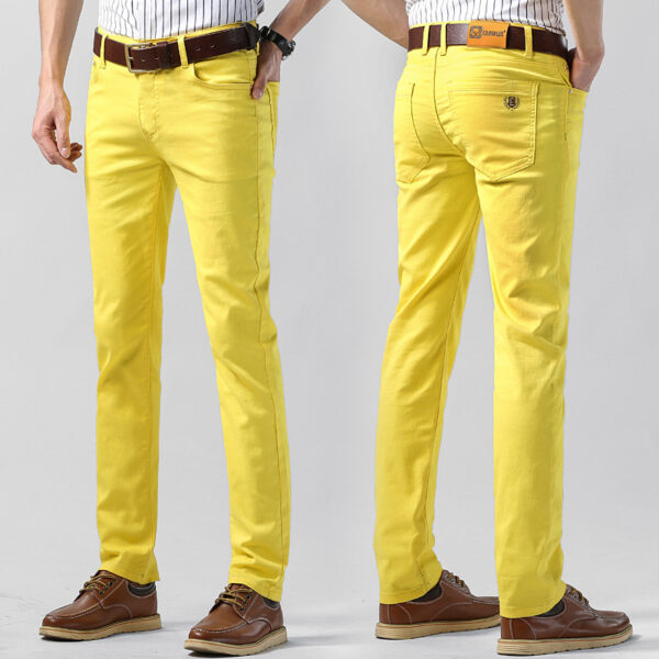 Men's Slim Fit Straight All-matching Stretch Casual Pants - Image 2