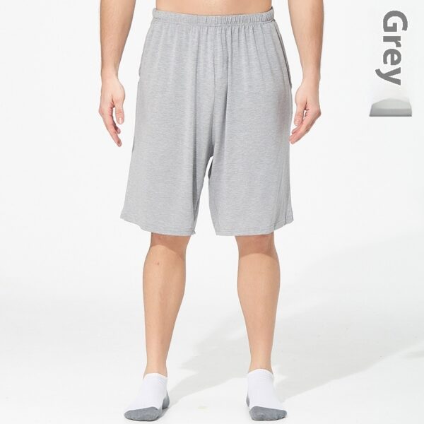 Men's Spring And Summer New Thin Soft Stretchy Plus Size Plus Size Home Leisure - Image 9