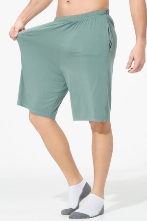 Men's Spring And Summer New Thin Soft Stretchy Plus Size Plus Size Home Leisure