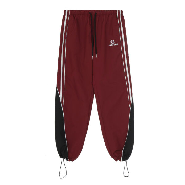 Spring Men's CasualColor Striped Cotton Long Tube Pants - Image 5