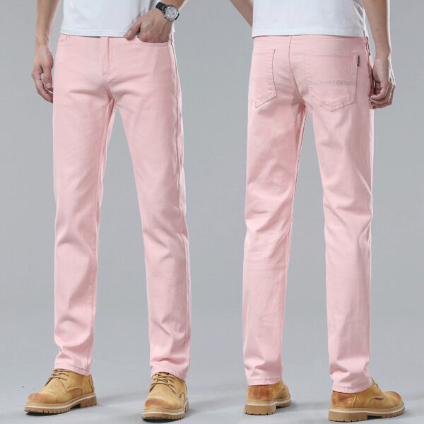 Men Fashion Brands Stretch Slim Fit Skinny Pants - Image 2