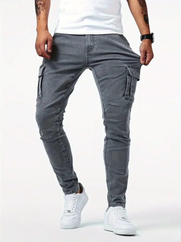 Men's Casual Multi-bag Labor Protection Pants - Image 7
