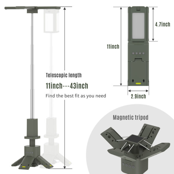 Outdoor Camping Lantern Ultra-long Life Battery Folding - Image 6