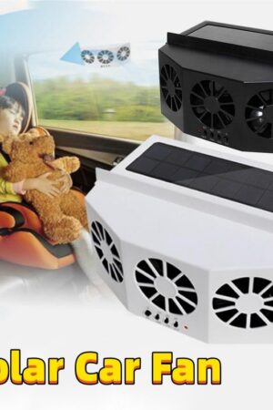 Car Fan Solar Window Sun Powered Car Auto Air Vent Cool Cooling System Radiator Fan Cooling Fan Energy Saving Car Styling Cooler