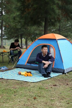 Automatic Double Multi-person Camping Camping Double-door Tent