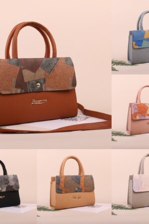 Casual Leather Shoulder Bag