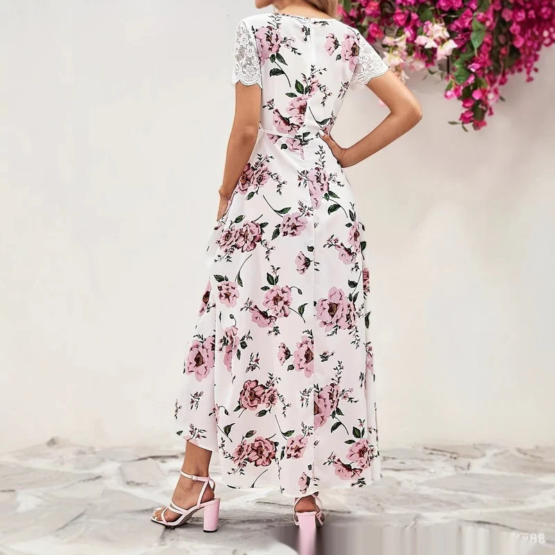 Elegant Long Sleeveless Dress With A Slit 3 Elegant Long Sleeveless Dress With A Slit - Image 3