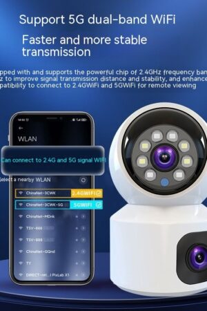 5G Dual-band Dual Camera V380 Mobile Phone Monitor
