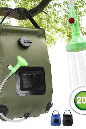 Outdoor Solar Bath Bag Camping Bath Water Storage Bag Portable 20L Bath Water Bag