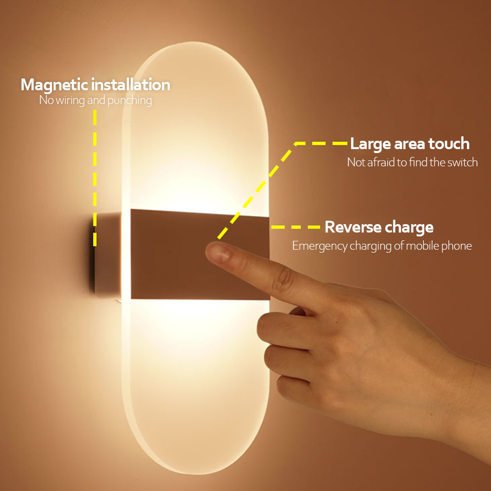 Indoor Sensing USB Charging Wall Lamp 6 Indoor Sensing USB Charging Wall Lamp - Image 6