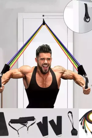 Bodybuilding Resistance Bands Set KSA
