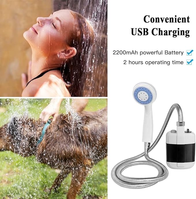 Compact Handheld Outdoor Shower KSA
