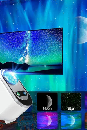Aurora Borealis Starlight Projectors LED Galaxy Star Atmosphere Galaxy Night Light Home Bedroom Sky Moon Lamp Room Decor Gift